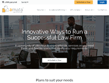 Tablet Screenshot of amatacorp.com